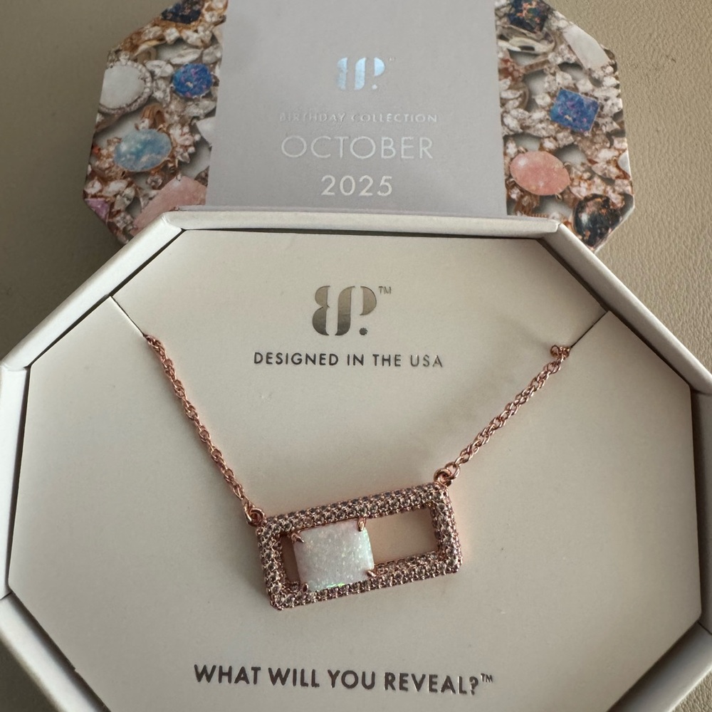 Your Spark, Remembered Necklace – Rose Gold & Opal ✨